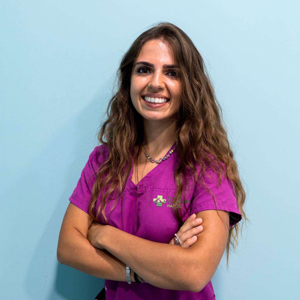 La Dott.ssa Margerita Cisternino della Clinica Veterinaria Haziel