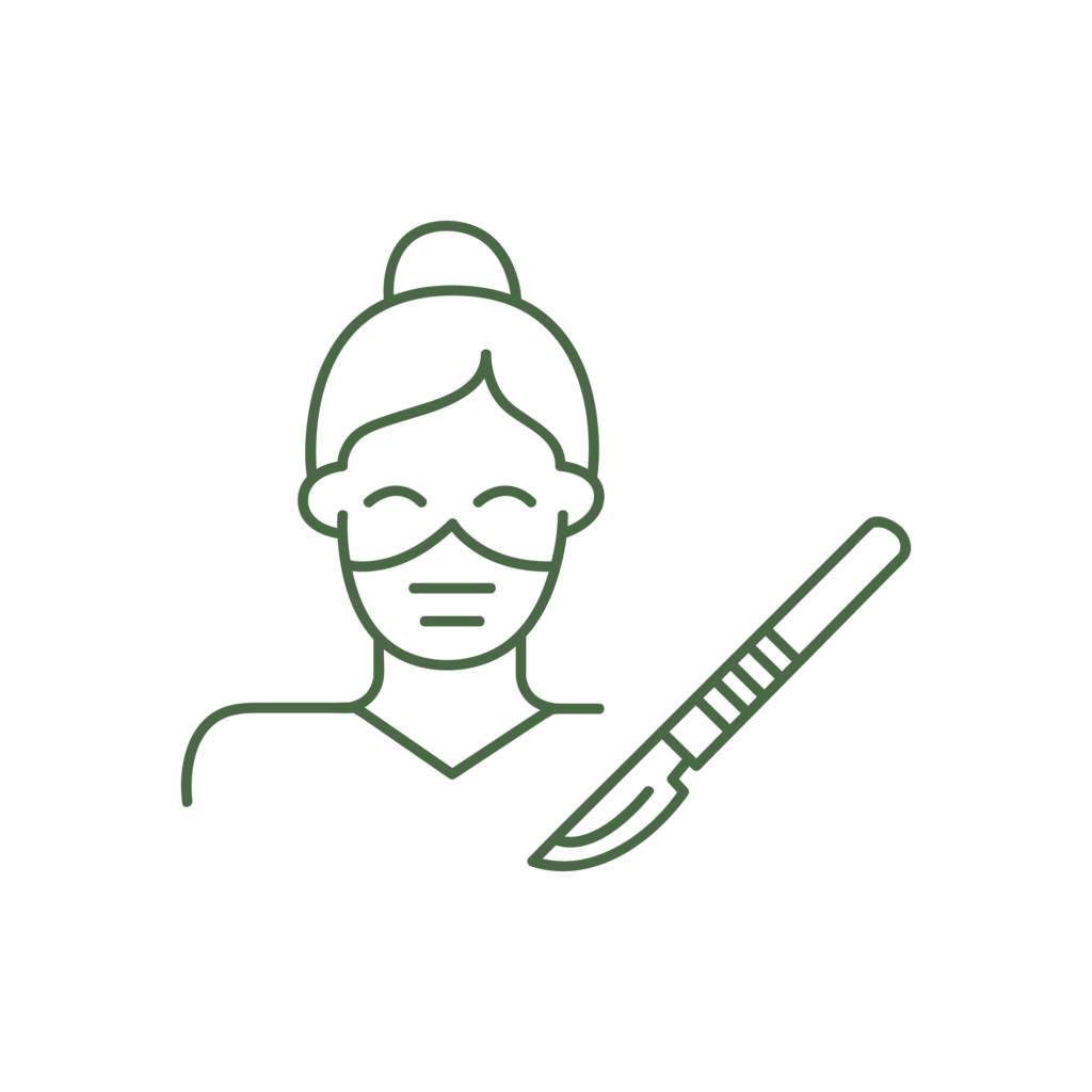 Icona illustrativa del servizio di chirurgia della Clinica Veterinaria Haziel