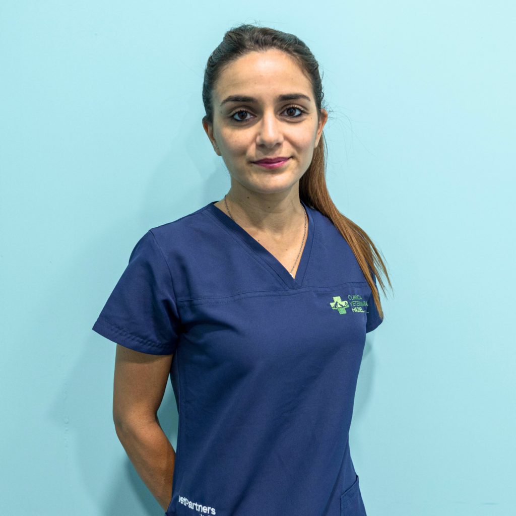 La Dott.ssa Alice Capodici della Clinica Veterinaria Haziel