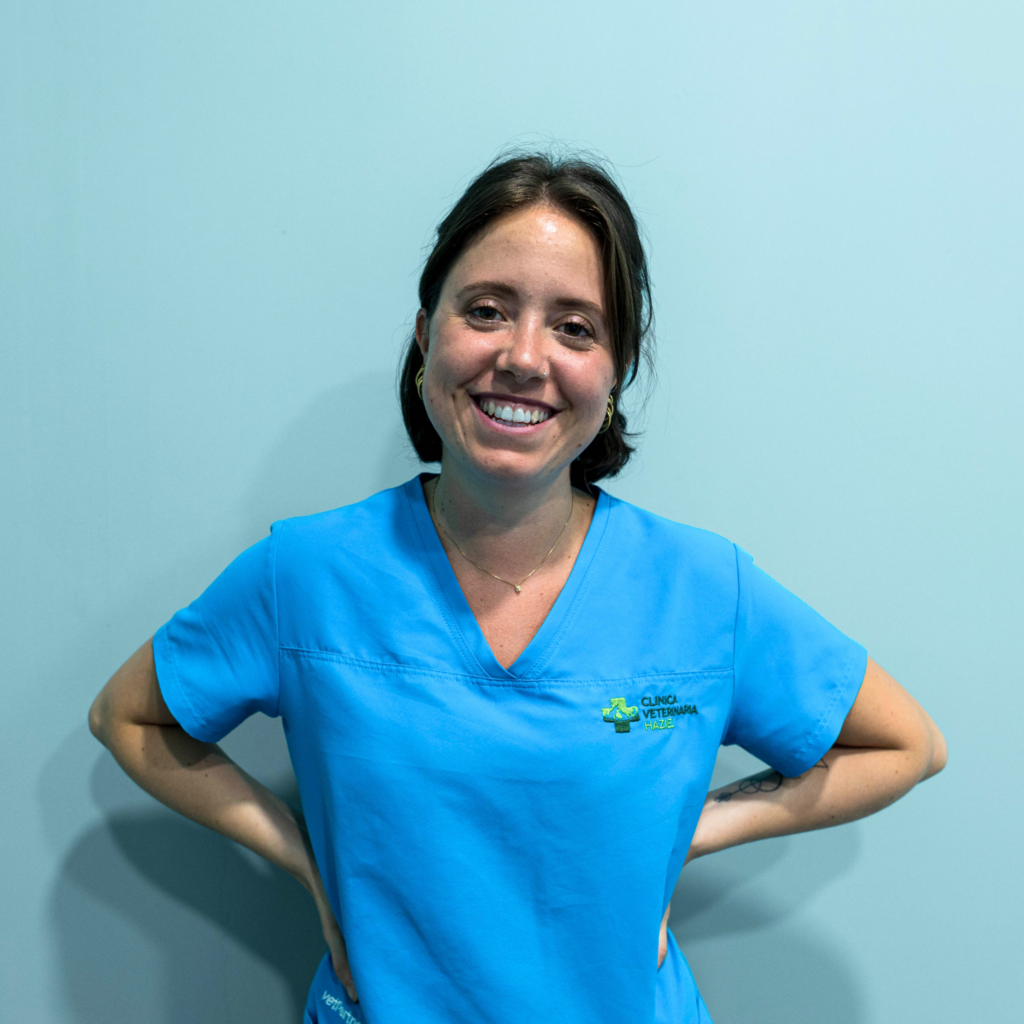 La Dott.ssa Sara Vaccargiu della Clinica Veterinaria Haziel