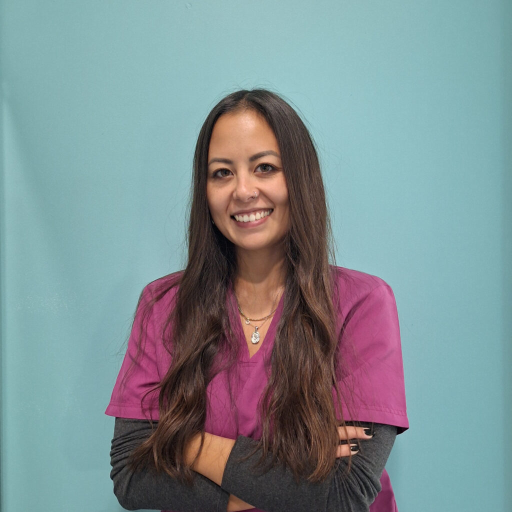 La Dott.ssa Shannon Le Van della Clinica Veterinaria Haziel