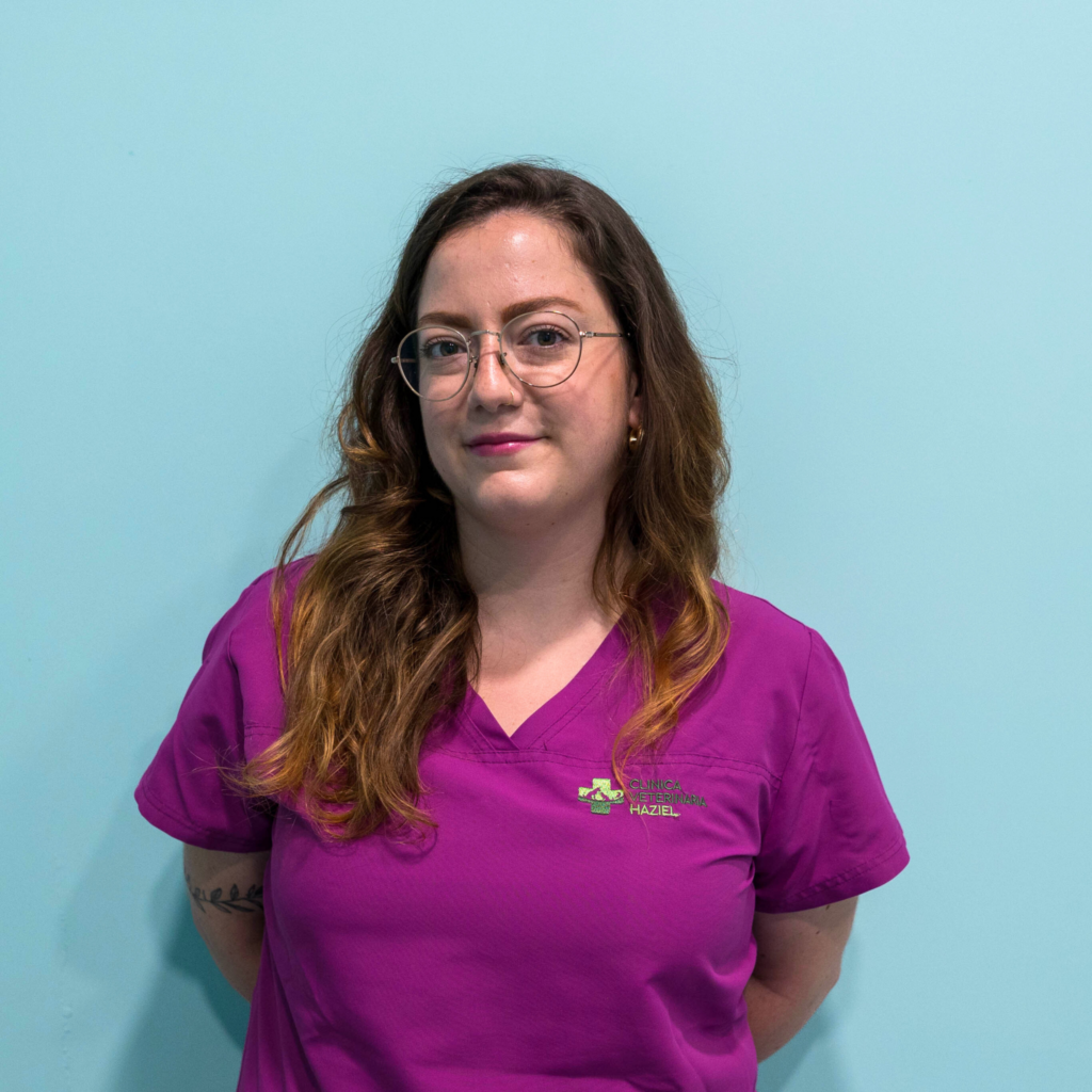 La Dott.ssa Ambra Galantini della Clinica Veterinaria Haziel